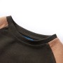 Dark khaki and light brown children's sweatshirt 92 by vidaXL, Kids T-shirts - Ref: Foro24-13389, Price: 15,52 €, Discount: %