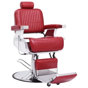 Red synthetic leather hairdressing chair 68x69x116 cm by vidaXL, Hairdressing chairs - Ref: Foro24-110169, Price: 747,99 €, D...