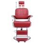 Red synthetic leather hairdressing chair 68x69x116 cm by vidaXL, Hairdressing chairs - Ref: Foro24-110169, Price: 747,63 €, D...