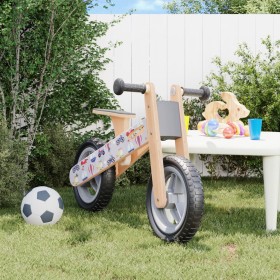 Bicicleta de equilibrio para niños estampado gris de vidaXL, Vehículos a pedales o para empujar - Ref: Foro24-358363, Precio:...