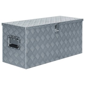 Aluminiumbox 90,5x35x40 cm silber von vidaXL, Werkzeugkästen - Ref: Foro24-142940, Preis: 249,45 €, Rabatt: %