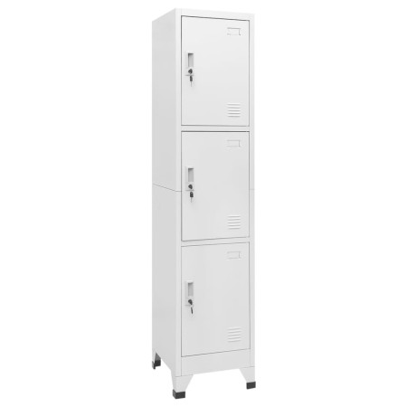 Schließfachschrank mit 3 Fächern 38x45x180 cm von vidaXL, Schließfächer und Lagerschränke - Ref: Foro24-244474, Preis: 162,81...