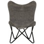 Butterfly chair in anthracite gray canvas by vidaXL, Armchairs - Ref: Foro24-283766, Price: 88,99 €, Discount: %