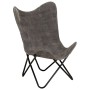 Butterfly chair in anthracite gray canvas by vidaXL, Armchairs - Ref: Foro24-283766, Price: 88,99 €, Discount: %