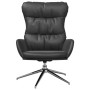 Sillón de relax de cuero auténtico negro de vidaXL, Sillones - Ref: Foro24-341173, Precio: 182,99 €, Descuento: %