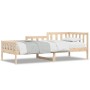 Sofá cama madera maciza de pino 90x190 cm de vidaXL, Camas y somieres - Ref: Foro24-840373, Precio: 105,71 €, Descuento: %