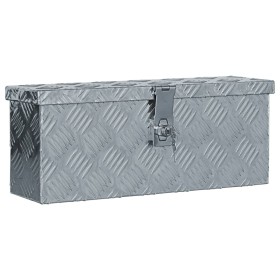 Aluminum box 48.5x14x20 cm silver by vidaXL, Toolboxes - Ref: Foro24-142935, Price: 71,99 €, Discount: %