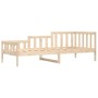 Sofá cama madera maciza de pino 90x190 cm de vidaXL, Camas y somieres - Ref: Foro24-840373, Precio: 105,71 €, Descuento: %