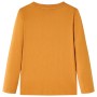 Dark ocher long-sleeved children's t-shirt 128 by vidaXL, Kids T-shirts - Ref: Foro24-12892, Price: 9,89 €, Discount: %