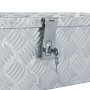 Aluminum box 48.5x14x20 cm silver by vidaXL, Toolboxes - Ref: Foro24-142935, Price: 73,30 €, Discount: %