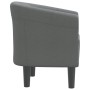 Sillón de tela gris oscuro de vidaXL, Sillones - Ref: Foro24-356430, Precio: 151,65 €, Descuento: %