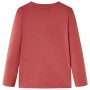 Tan red long-sleeved children's t-shirt 92 by vidaXL, Kids T-shirts - Ref: Foro24-13454, Price: 9,99 €, Discount: %