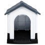 Gray polypropylene dog house 57x68x66 cm by vidaXL, Dog kennels - Ref: Foro24-152228, Price: 78,02 €, Discount: %