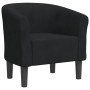 Black velvet armchair by vidaXL, Armchairs - Ref: Foro24-356443, Price: 147,06 €, Discount: %