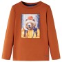 Camiseta infantil de manga larga naranja tostado 140 de vidaXL, Camisetas para niños - Ref: Foro24-12773, Precio: 9,74 €, Des...