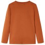 Burnt orange long-sleeved children's t-shirt 140 by vidaXL, Kids T-shirts - Ref: Foro24-12773, Price: 9,74 €, Discount: %