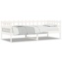 Solid white pine wood sofa bed 90x200 cm by vidaXL, Beds and slatted bases - Ref: Foro24-840380, Price: 109,99 €, Discount: %