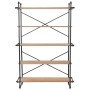 Solid fir wood and steel shelf 120x42x180 cm by vidaXL, Bookcases and shelves - Ref: Foro24-246424, Price: 424,19 €, Discount: %