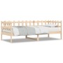 Solid pine wood sofa bed 90x190 cm by vidaXL, Beds and slatted bases - Ref: Foro24-840382, Price: 89,71 €, Discount: %