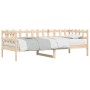 Solid pine wood sofa bed 90x190 cm by vidaXL, Beds and slatted bases - Ref: Foro24-840382, Price: 89,71 €, Discount: %