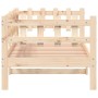 Solid pine wood sofa bed 90x190 cm by vidaXL, Beds and slatted bases - Ref: Foro24-840382, Price: 89,71 €, Discount: %