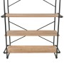 Solid fir wood and steel shelf 120x42x180 cm by vidaXL, Bookcases and shelves - Ref: Foro24-246424, Price: 424,19 €, Discount: %