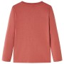 Children's long-sleeved T-shirt in henna color 140 by vidaXL, Kids T-shirts - Ref: Foro24-12998, Price: 9,49 €, Discount: %