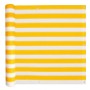 HDPE balcony awning 75x400 cm yellow and white by vidaXL, Umbrellas - Ref: Foro24-43024, Price: 18,91 €, Discount: %