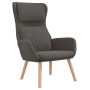 Sillón de relax de terciopelo gris oscuro de vidaXL, Sillones - Ref: Foro24-341352, Precio: 115,88 €, Descuento: %