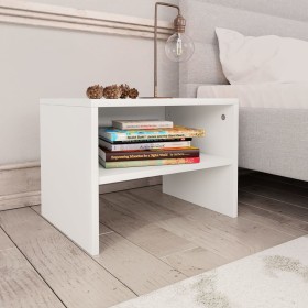 Mesita de noche madera contrachapada blanco 40x30x30 cm de vidaXL, Mesitas de noche - Ref: Foro24-800063, Precio: 28,86 €, De...