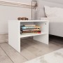 White plywood nightstand 40x30x30 cm by vidaXL, Nightstands - Ref: Foro24-800063, Price: 28,86 €, Discount: %