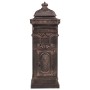 Buzón de columna de aluminio estilo vintage inoxidable bronce de vidaXL, Buzones de correo - Ref: Foro24-43892, Precio: 314,9...