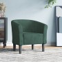 Dark green velvet armchair by vidaXL, Armchairs - Ref: Foro24-356444, Price: 147,47 €, Discount: %