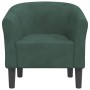 Dark green velvet armchair by vidaXL, Armchairs - Ref: Foro24-356444, Price: 147,47 €, Discount: %