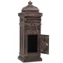 Bronze stainless vintage style aluminum column mailbox by vidaXL, mailboxes - Ref: Foro24-43892, Price: 314,98 €, Discount: %