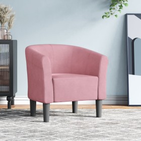 Pink velvet armchair by vidaXL, Armchairs - Ref: Foro24-356446, Price: 147,99 €, Discount: %