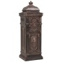 Bronze stainless vintage style aluminum column mailbox by vidaXL, mailboxes - Ref: Foro24-43892, Price: 314,98 €, Discount: %