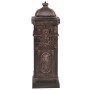 Buzón de columna de aluminio estilo vintage inoxidable bronce de vidaXL, Buzones de correo - Ref: Foro24-43892, Precio: 314,9...