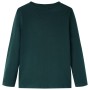 Dark green long-sleeved children's t-shirt size 128 by vidaXL, Kids T-shirts - Ref: Foro24-12887, Price: 8,99 €, Discount: %