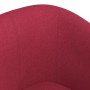 Sillón de tela rojo tinto de vidaXL, Sillones - Ref: Foro24-356427, Precio: 149,69 €, Descuento: %