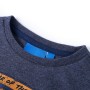 Camiseta infantil de manga larga azul oscuro melange 128 de vidaXL, Camisetas para niños - Ref: Foro24-12942, Precio: 9,89 €,...