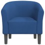 Sillón de tela azul de vidaXL, Sillones - Ref: Foro24-356431, Precio: 151,31 €, Descuento: %