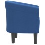 Sillón de tela azul de vidaXL, Sillones - Ref: Foro24-356431, Precio: 151,31 €, Descuento: %