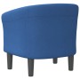 Sillón de tela azul de vidaXL, Sillones - Ref: Foro24-356431, Precio: 151,31 €, Descuento: %