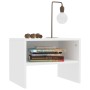 Mesita de noche madera contrachapada blanco 40x30x30 cm de vidaXL, Mesitas de noche - Ref: Foro24-800063, Precio: 28,86 €, De...