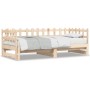 Sofá cama extraíble madera maciza de pino 2x(90x190) cm de vidaXL, Camas y somieres - Ref: Foro24-840391, Precio: 161,99 €, D...