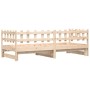 Sofá cama extraíble madera maciza de pino 2x(90x190) cm de vidaXL, Camas y somieres - Ref: Foro24-840391, Precio: 161,99 €, D...