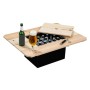 HI Tisch mit natürlicher Bierkiste von HI, Gartentische - Ref: Foro24-446207, Preis: 55,26 €, Rabatt: %