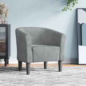 Dark gray velvet armchair by vidaXL, Armchairs - Ref: Foro24-356442, Price: 163,99 €, Discount: %