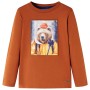 Camiseta infantil de manga larga naranja tostado 128 de vidaXL, Camisetas para niños - Ref: Foro24-12772, Precio: 9,74 €, Des...